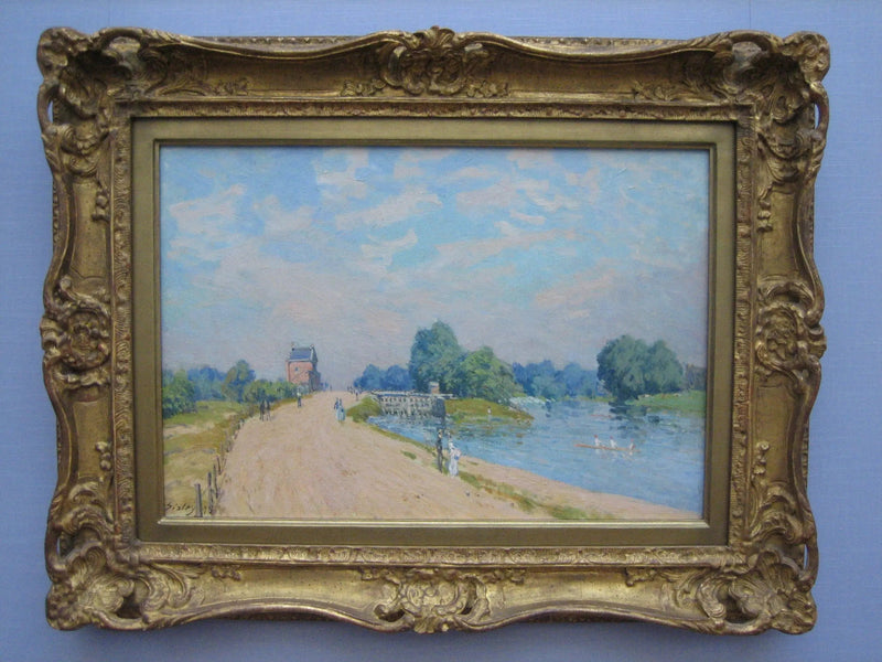 Droga do Hampton Court w Molesey - Alfred Sisley