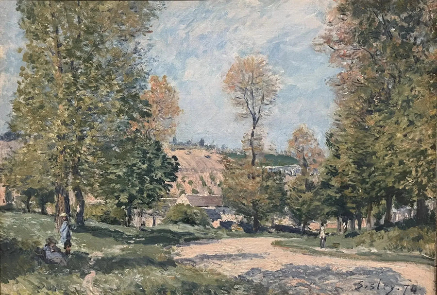 Droga do Louveciennes - Alfred Sisley