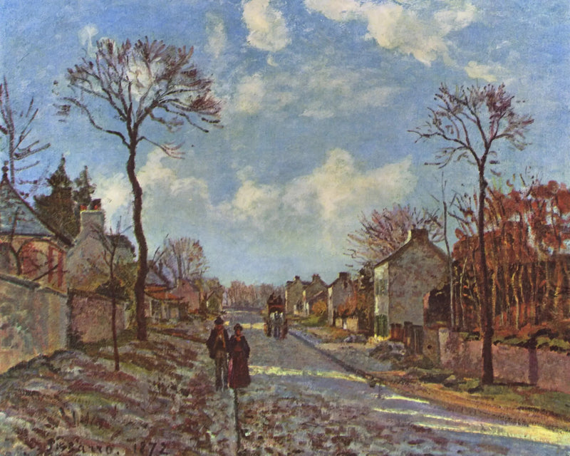 Droga do Louveciennes - Camille Pissarro