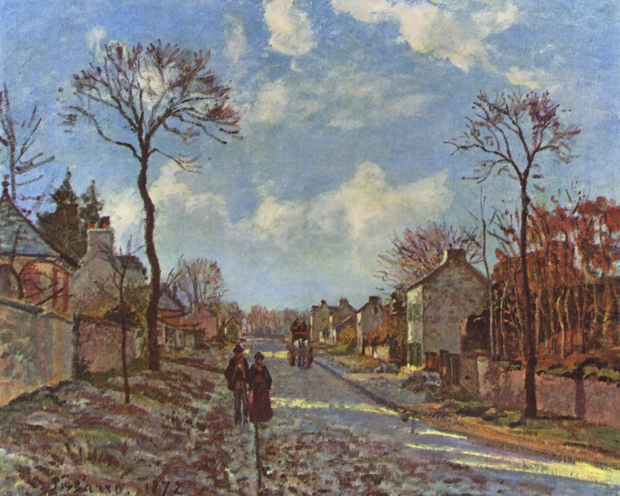 Droga do Louveciennes - Camille Pissarro