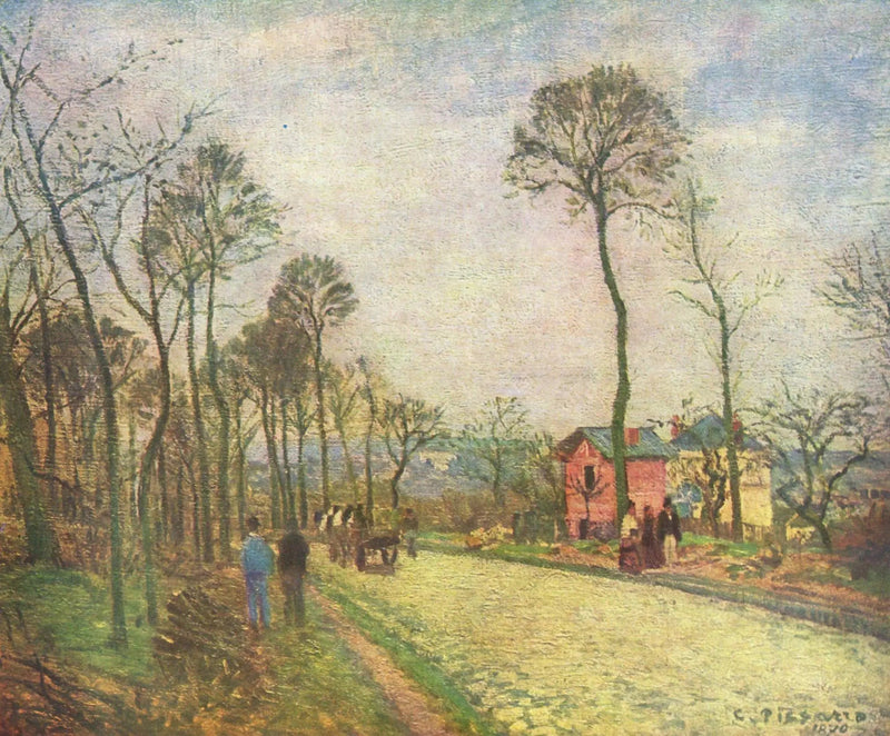Droga do Louveciennes - Camille Pissarro