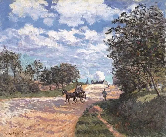 Droga z Mantes do Choisy-le-Roi - Alfred Sisley
