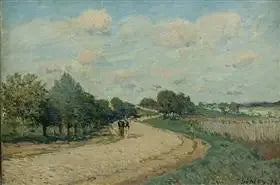 Droga do Mantes - Alfred Sisley