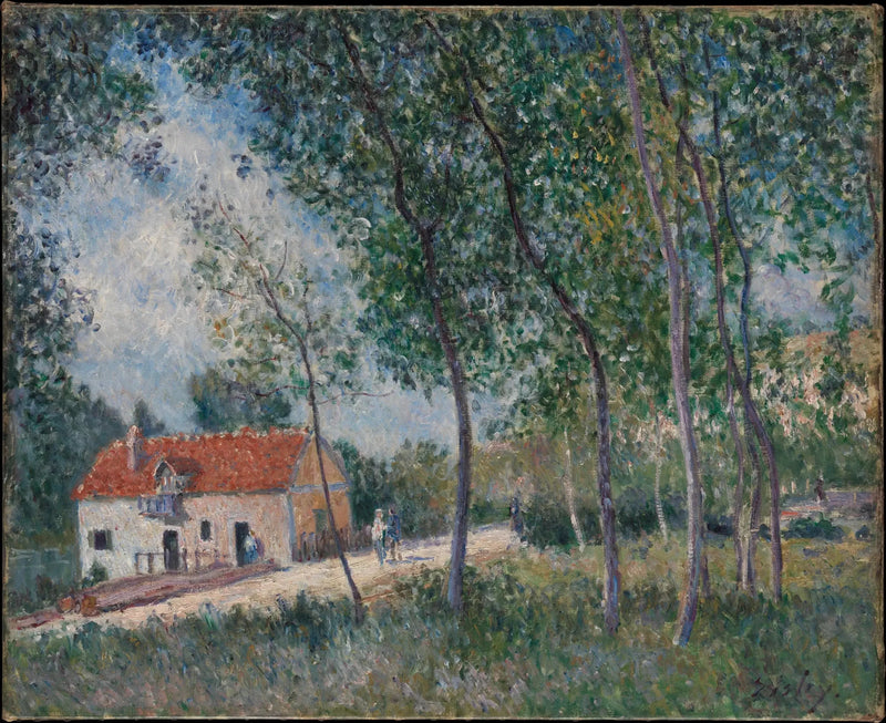 Droga z Moret do Saint-Mammès - Alfred Sisley