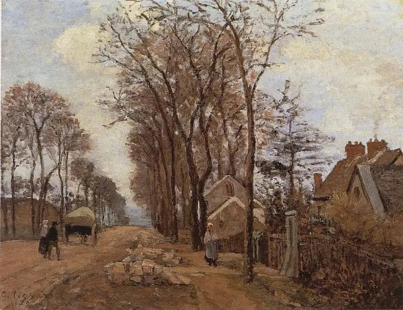 Droga z Saint-Germain do Louveciennes - Camille Pissarro