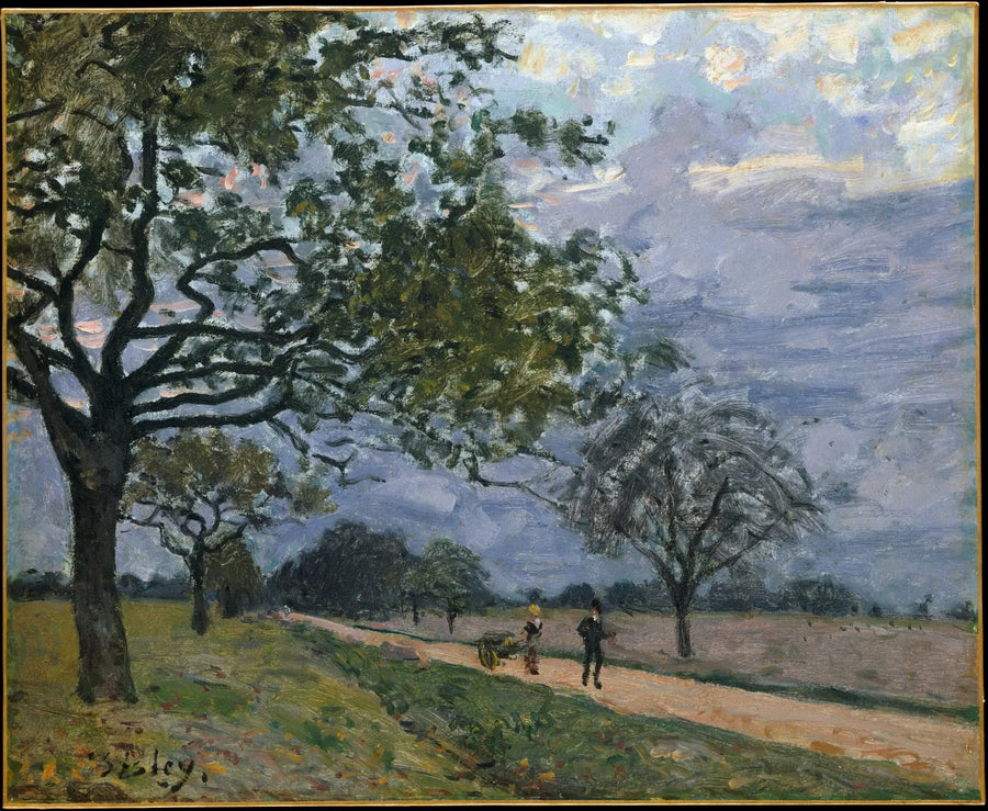 Droga z Wersalu do Louveciennes - Alfred Sisley
