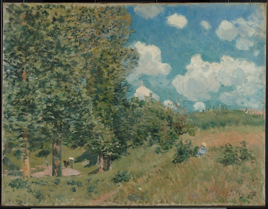 Droga do Wersalu w Saint-Germain - Alfred Sisley