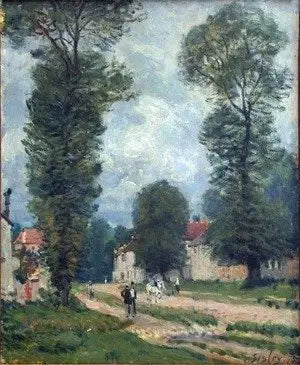 Droga do Wersalu - Alfred Sisley