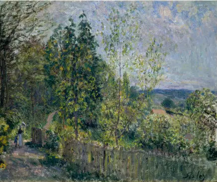 Droga leśna - Alfred Sisley