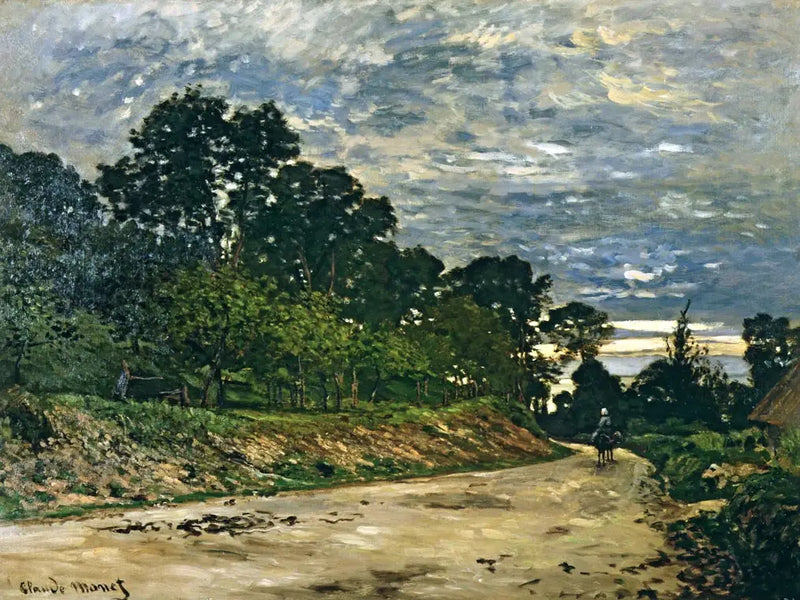 Droga przed farmą Saint-Siméon - Claude Monet