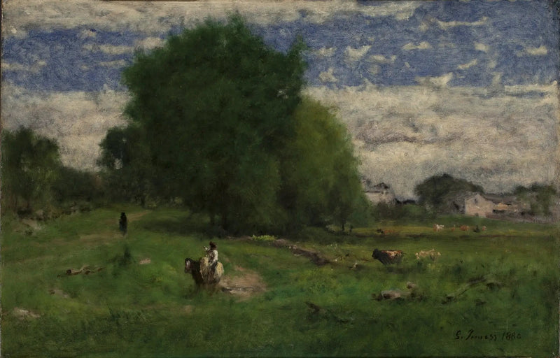 Droga do wsi, Milton - George Inness
