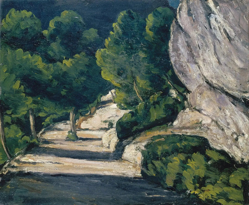 Leśna droga - Paul Cézanne