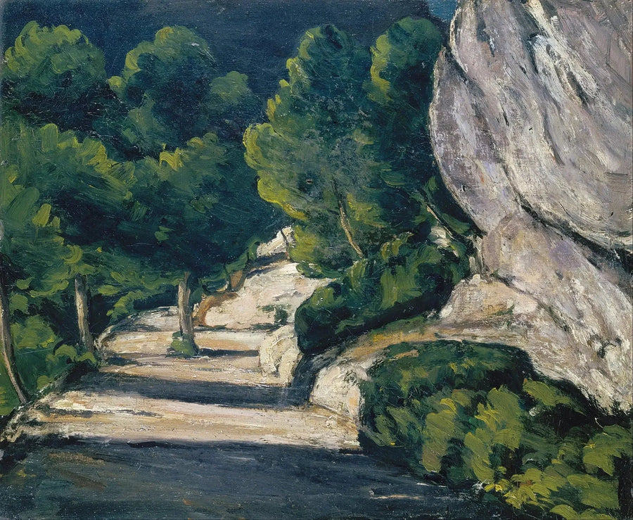 Leśna droga - Paul Cézanne