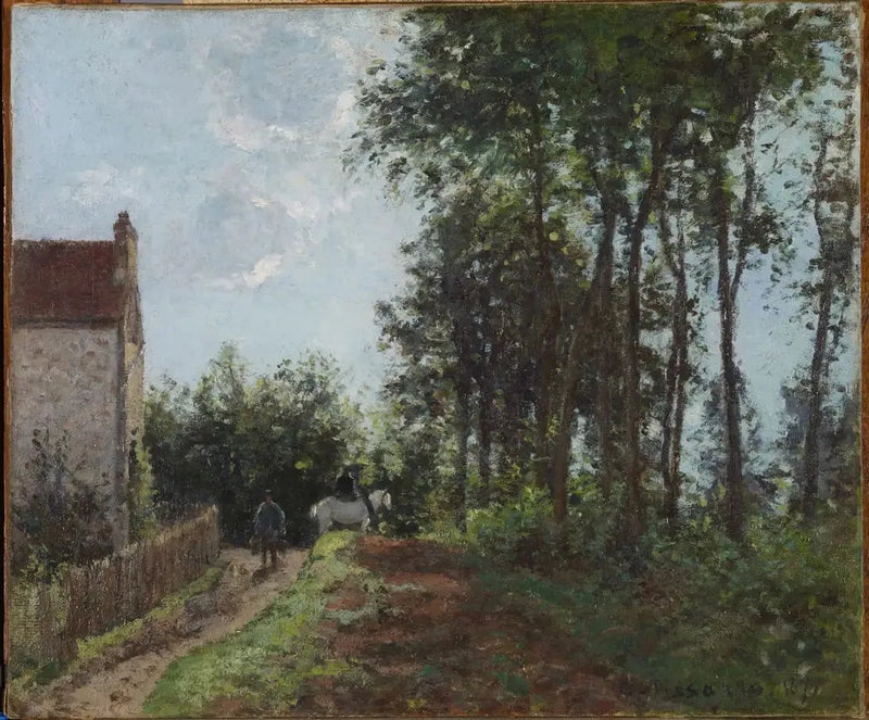 Droga obok farmy - Camille Pissarro