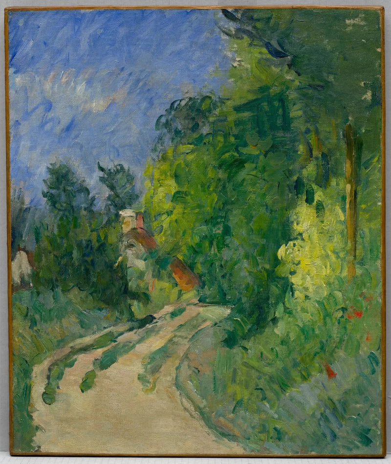 Droga zakręcająca w lesie - Paul Cézanne