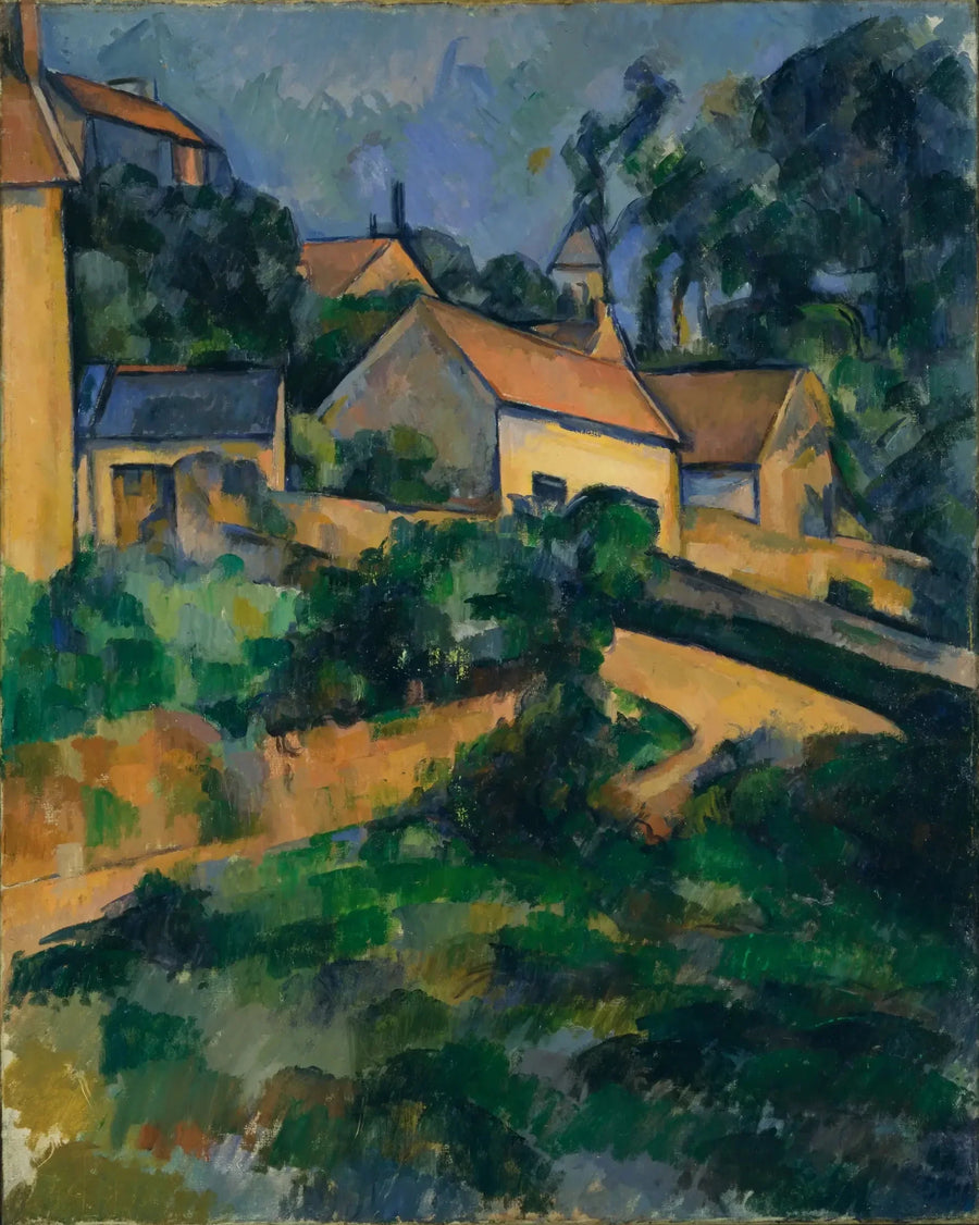 Kręta droga w Montgeroult - Paul Cézanne