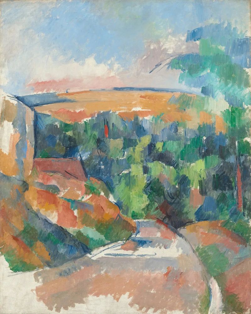 Kręta droga; Wiosenny poranek w Saint-Antonin - Paul Cézanne