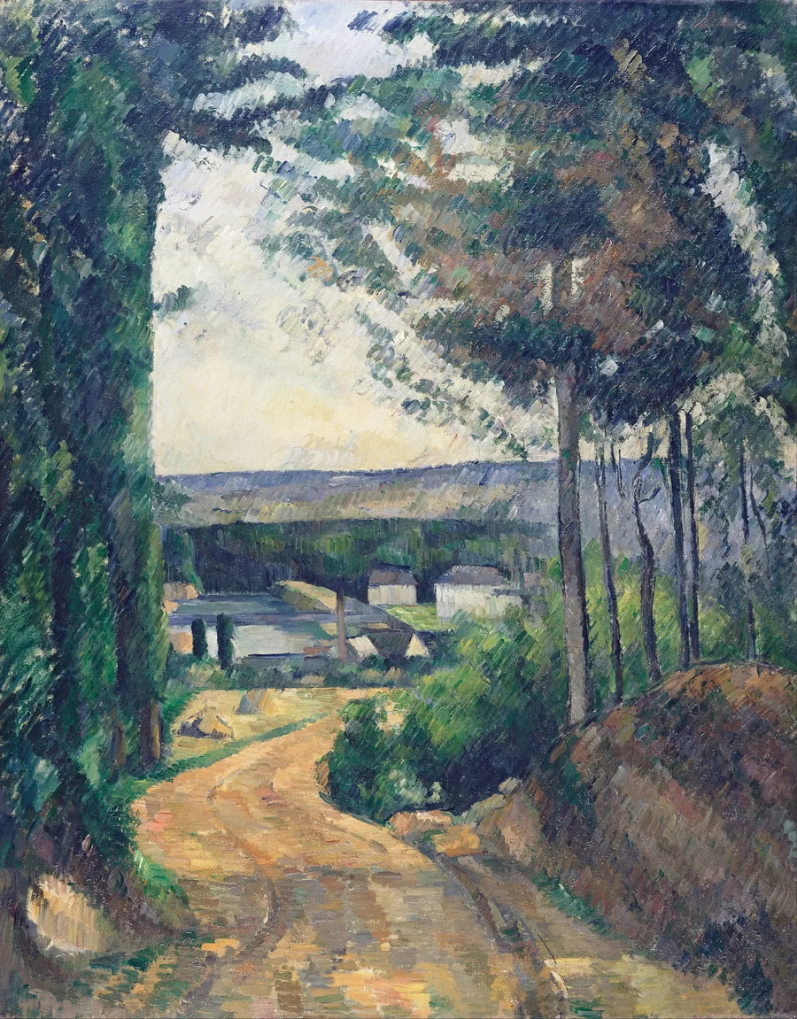 Droga do stawu - Paul Cézanne