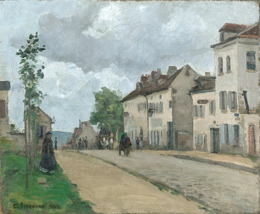 Ulica Gisors w Pontoise - Camille Pissarro