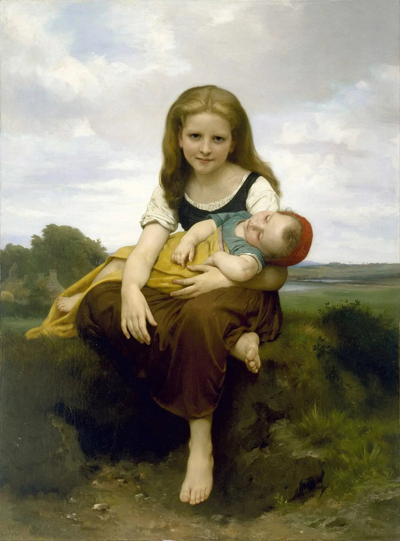 Starsza siostra - Bouguereau
