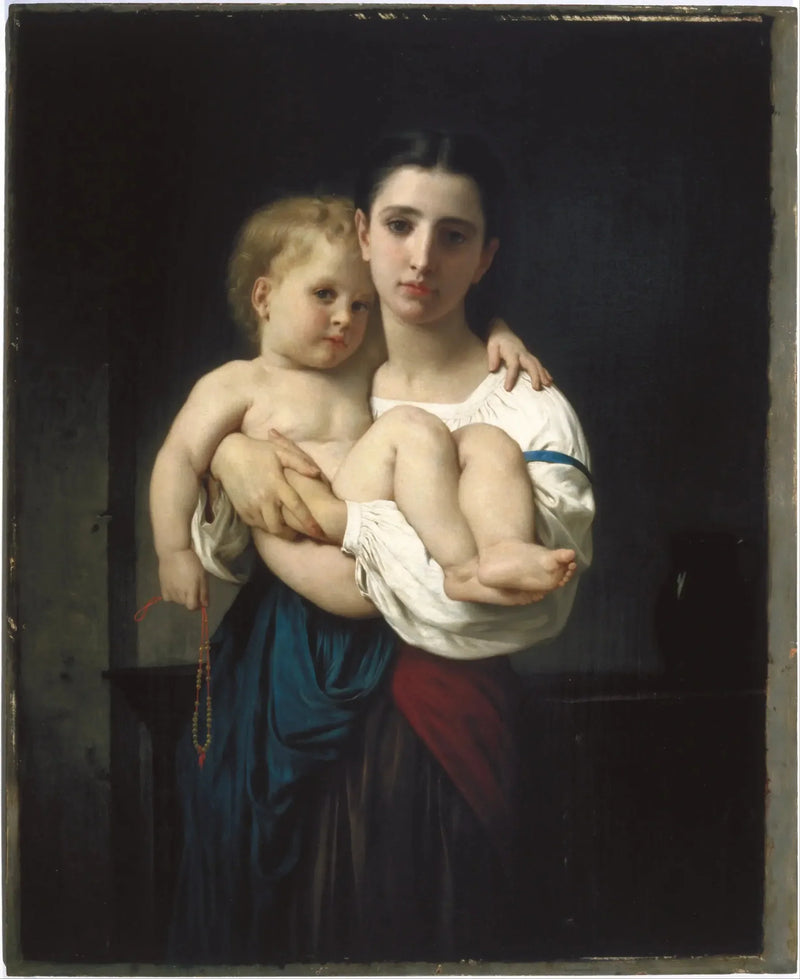 Starsza siostra, redukcja (Starsza siostra, redukcja) - Bouguereau