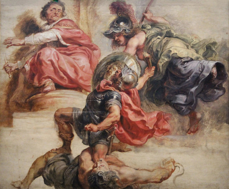 Mądrość zwycięska wojny i niezgody pod rządami Jakuba I Angielskiego - Peter Paul Rubens