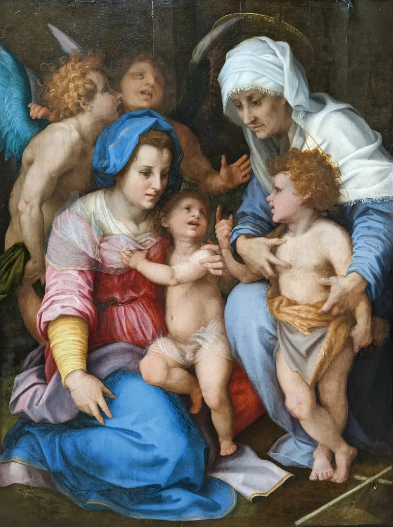 Święta Rodzina z Aniołami - Andrea del Sarto