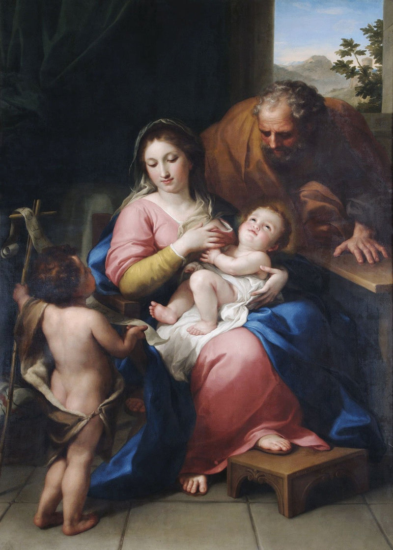 Święta Rodzina z Dzieciątkiem św. Janem - Anton Raphael Mengs