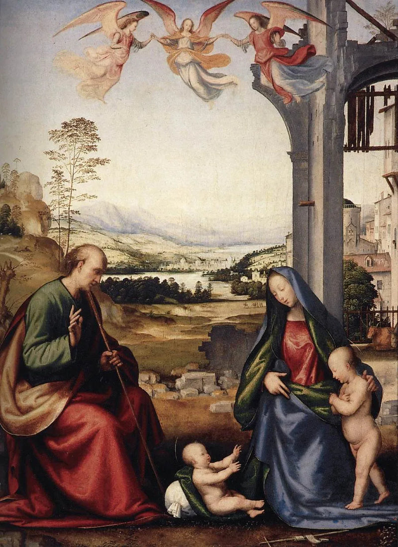 Święta Rodzina z świętym Janem Chrzcicielem - Fra Bartolomeo