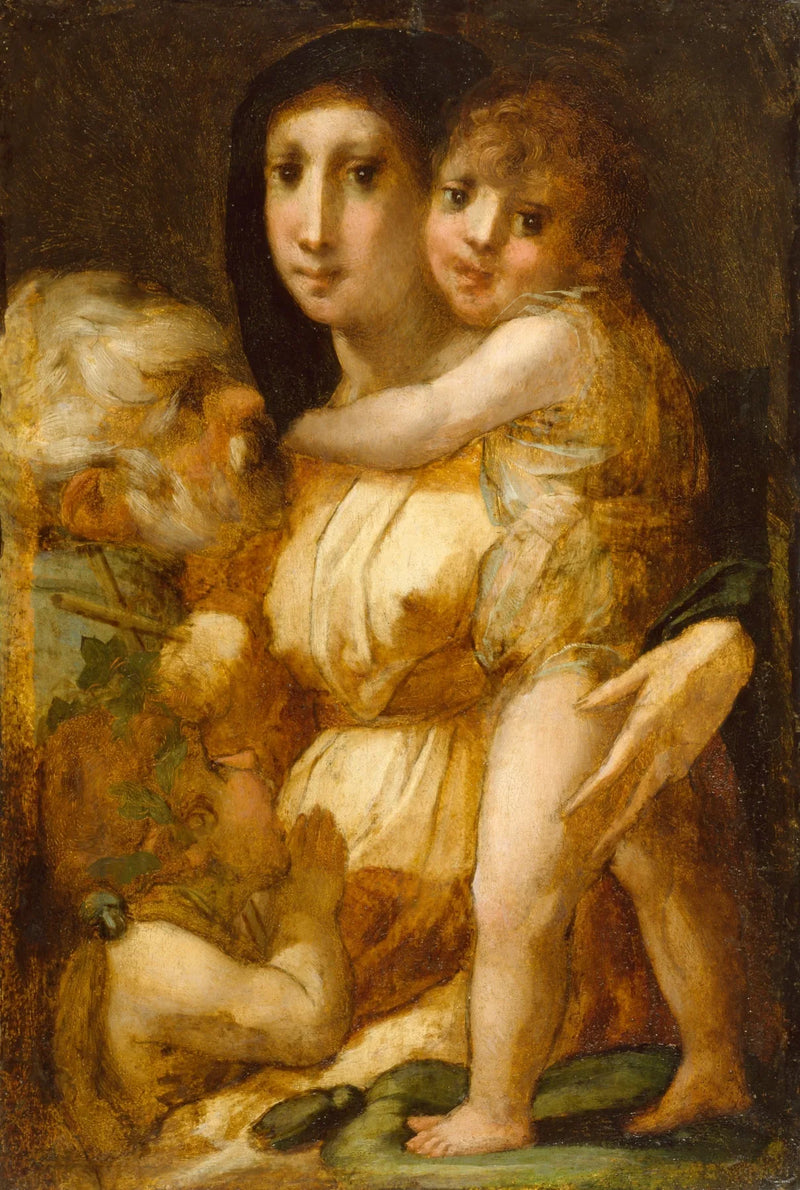 Święta Rodzina z świętym Janem Chrzcicielem - Rosso Fiorentino