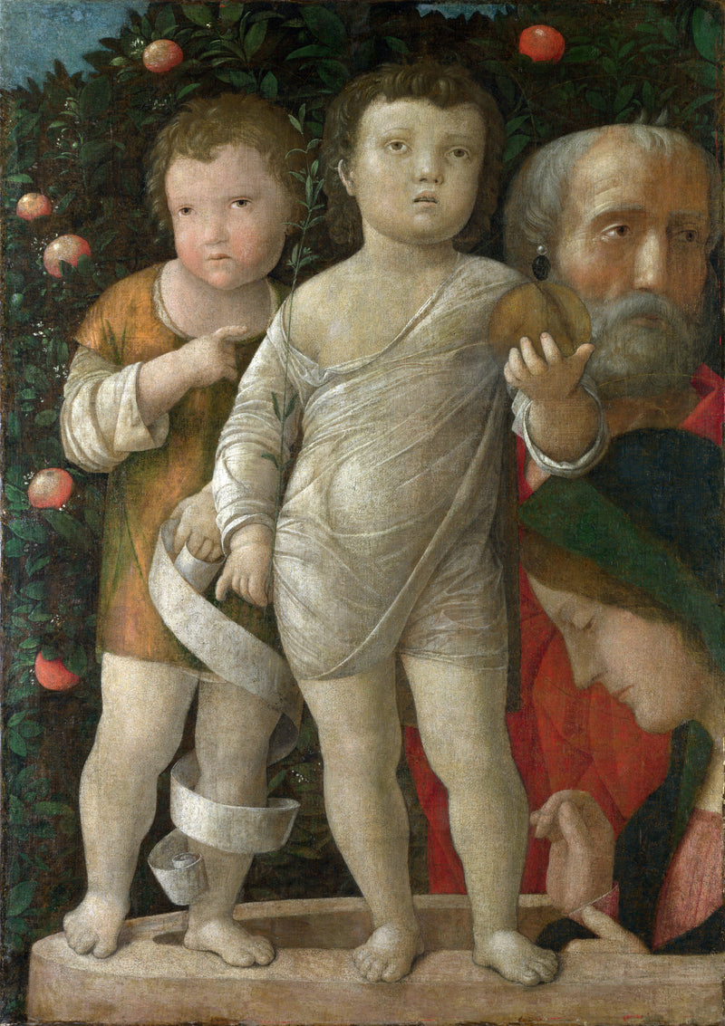 Święta Rodzina z świętym Janem - Andrea Mantegna
