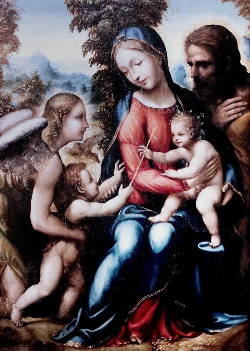 Święta Rodzina z świętym Janem Chrzcicielem i aniołem - Il Sodoma (Giovanni Antonio Bazzi)