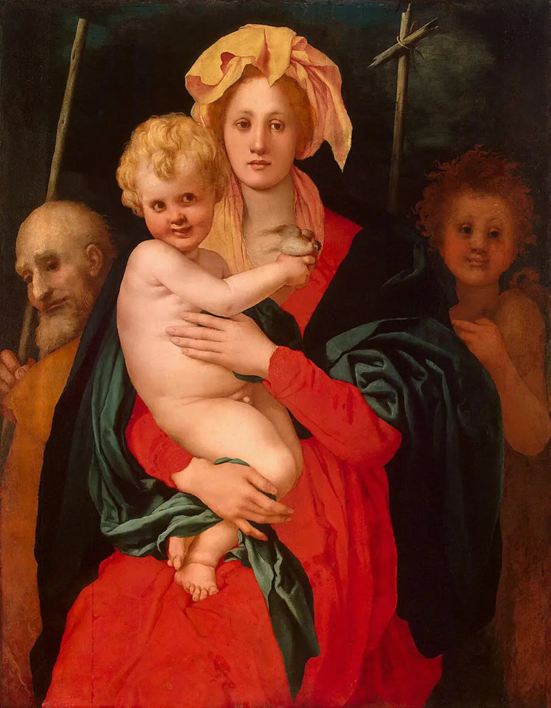 Święta Rodzina z świętym Janem Chrzcicielem - Pontormo