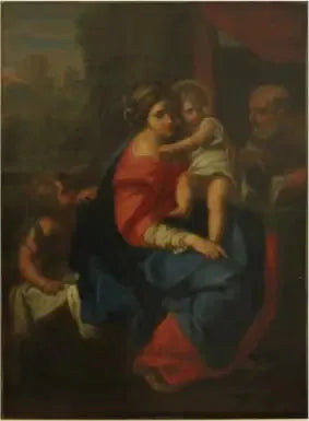 La Sainte Famille avec Saint Jean - Raphaël Sanzio image 1 reproduction d’œuvre d’art à l’huile