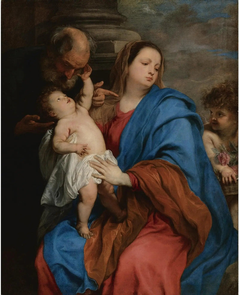 Święta Rodzina z aniołem - Antoine van Dyck