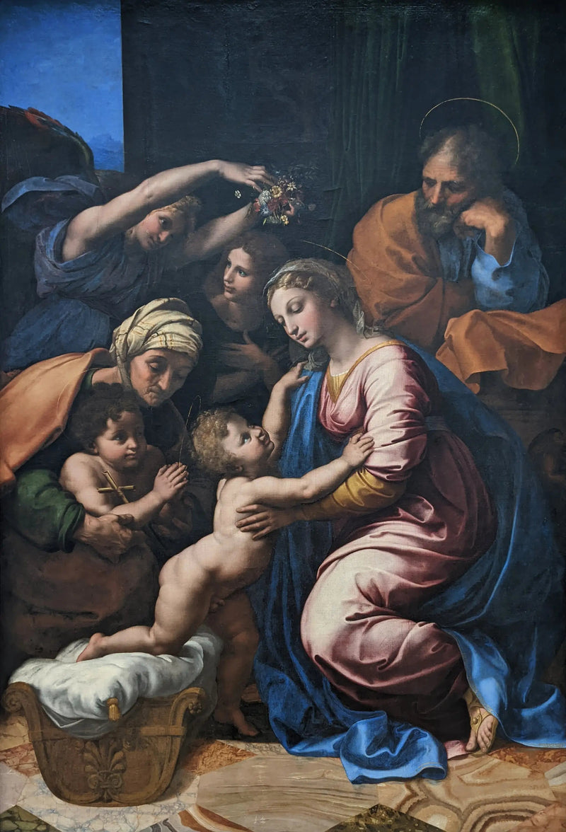 Święta Rodzina, zwana Wielką Świętą Rodziną Franciszka I - Rafael Santi