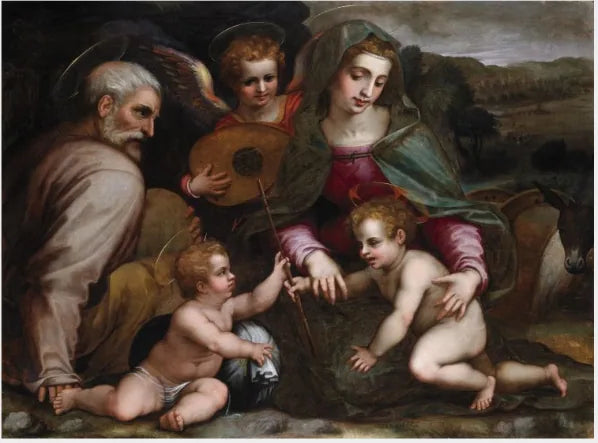 Święta Rodzina - Francesco Salviati