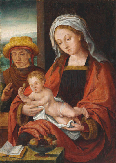 La Sainte Famille - Joos van Cleve - Alpha Reproduction