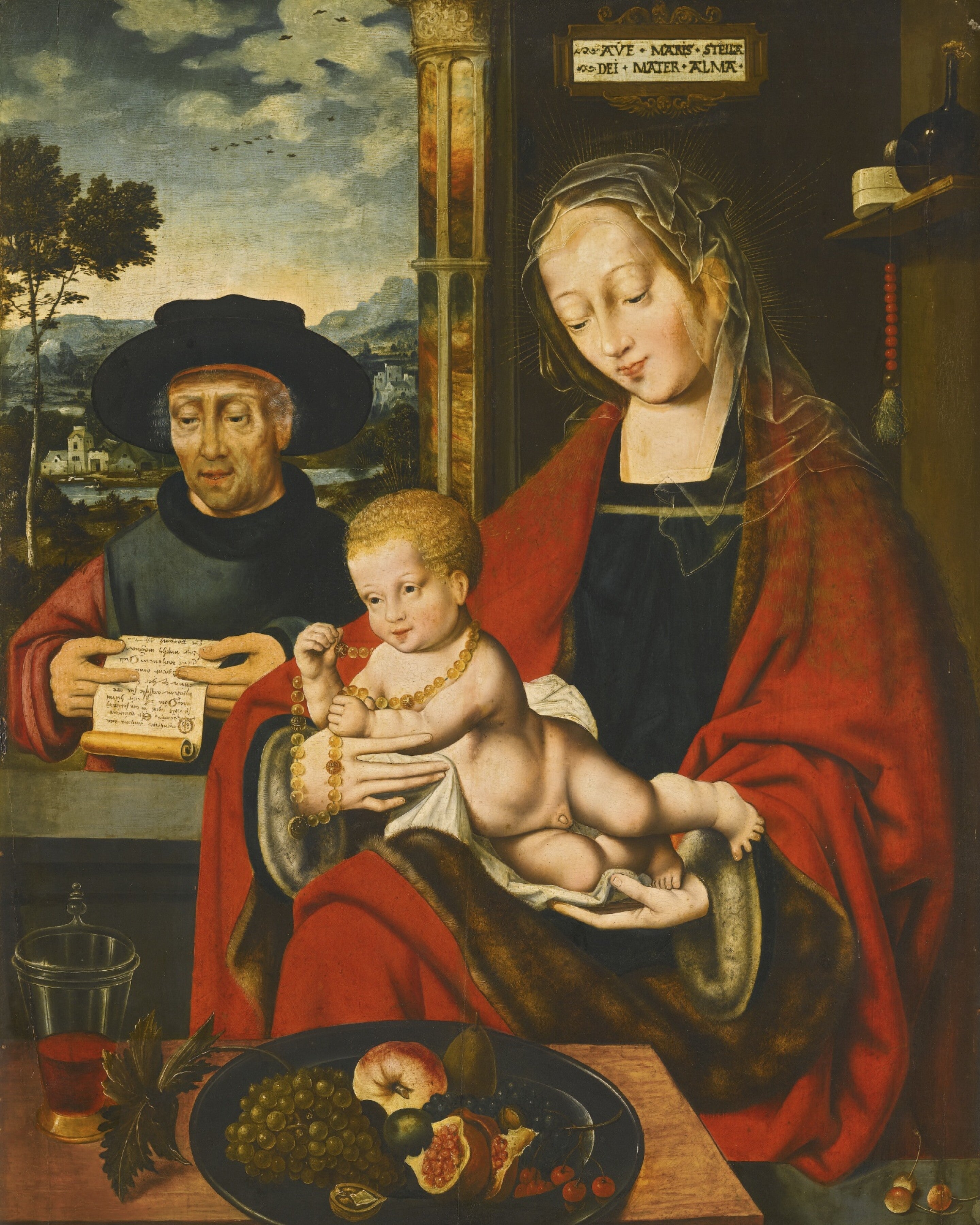 La Sainte Famille - Joos van Cleve - Alpha Reproduction