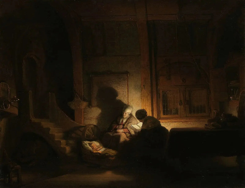 Święta Rodzina w nocy - Rembrandt
