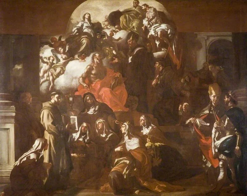 Święta Trójca z Maryją i Świętymi - Francesco Solimena