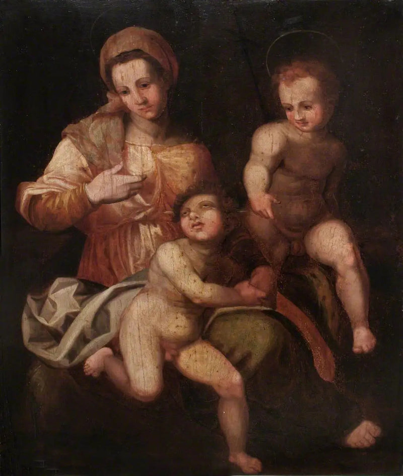 Święta Maria z Dzieciątkiem Jezus i świętym Janem Chrzcicielem - Andrea del Sarto