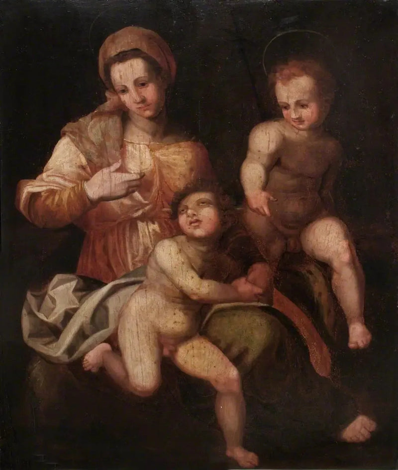 Święta Maria z Dzieciątkiem Jezus i świętym Janem Chrzcicielem - Andrea del Sarto