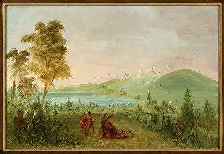 Sala zamordowana przez Duhaut. 19 maja 1686 - George Catlin