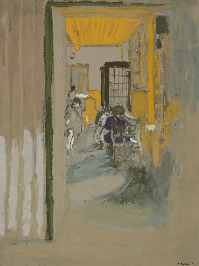 Sala do nauki w Pawilonach - Édouard Vuillard