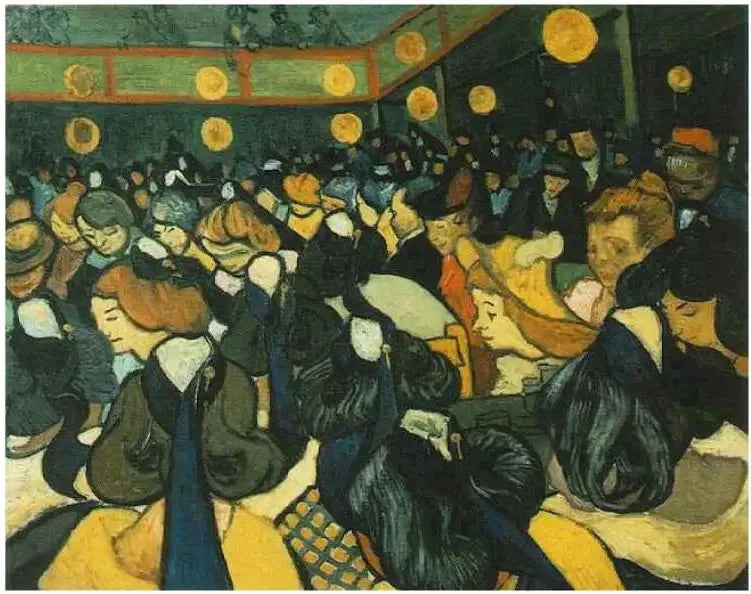 Sala tańca w Arles - Vincent van Gogh