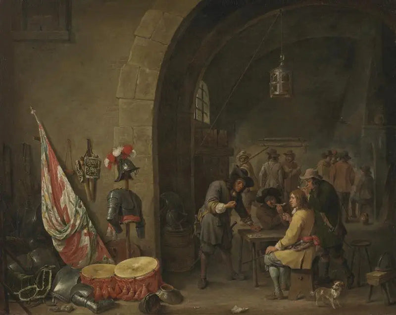 Sala strażnicza - David Teniers Młodszy