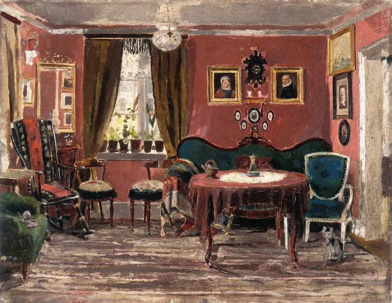 Salon dziewic Munch w Pilestredet 61 - Edvard Munch