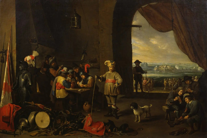 Sala wartownicza - David Teniers Młodszy