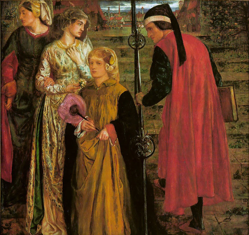 Pozdrowienie Béatrice - Dante Gabriel Rossetti